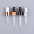 Wholesale Aluminium Screw Cap 18 20 400 410 415 Sizes with Glass Dropper for Cosmetic Oil Plastic Bottles