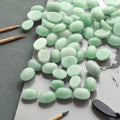 Hot Sale Aventurine Green Crystals Oval Cut Nature Green Fenshui Healing Stone Loose Gemstone for Crystal Therapy