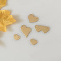 Factory Direct 14K Gold Filled Non Tarnish Jewelry Heart Necklace Pendant for DIY Making