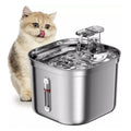 Ultra Quiet Stainless Steel Pet Fountain Water Dispenser Wholesale Automatic Recirculating Filtration System for Cats