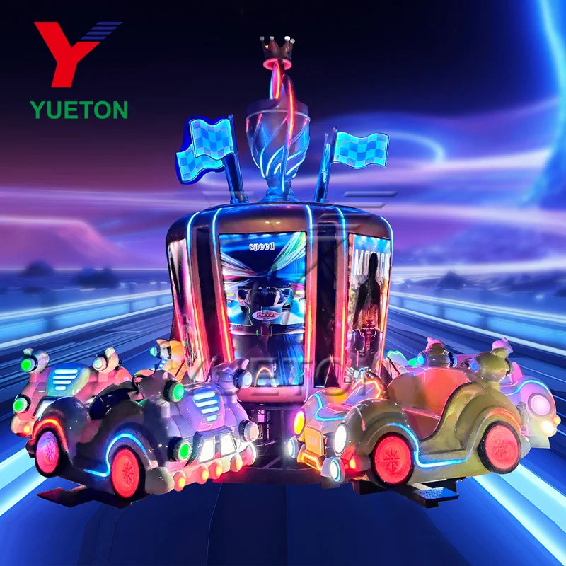 New Arrival 12 Seats Speed Car Thrill Mall Rides Outdoor Funfair Manege Equipment Attraction for Sale Amusement Park Fairground