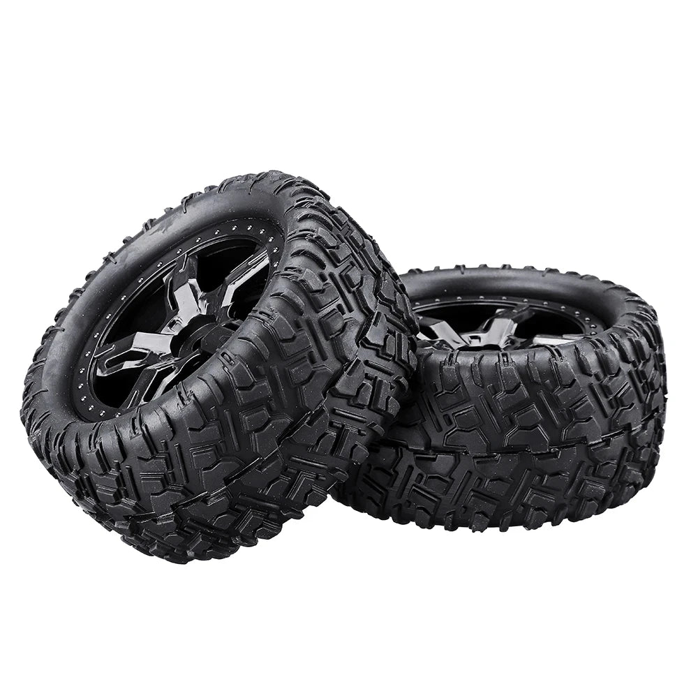 Remo P6973 Rubber RC Car Tires for 1621 1625 1631 1635 1651 1655 Wltoys 144001 124018 124019 SG 1601 HBX 16889 RC Vehicle Models