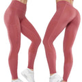 New Combination Pocket Nylon High Elastic Sports High Waist and Hip Lift Tight Yoga Pants for Women