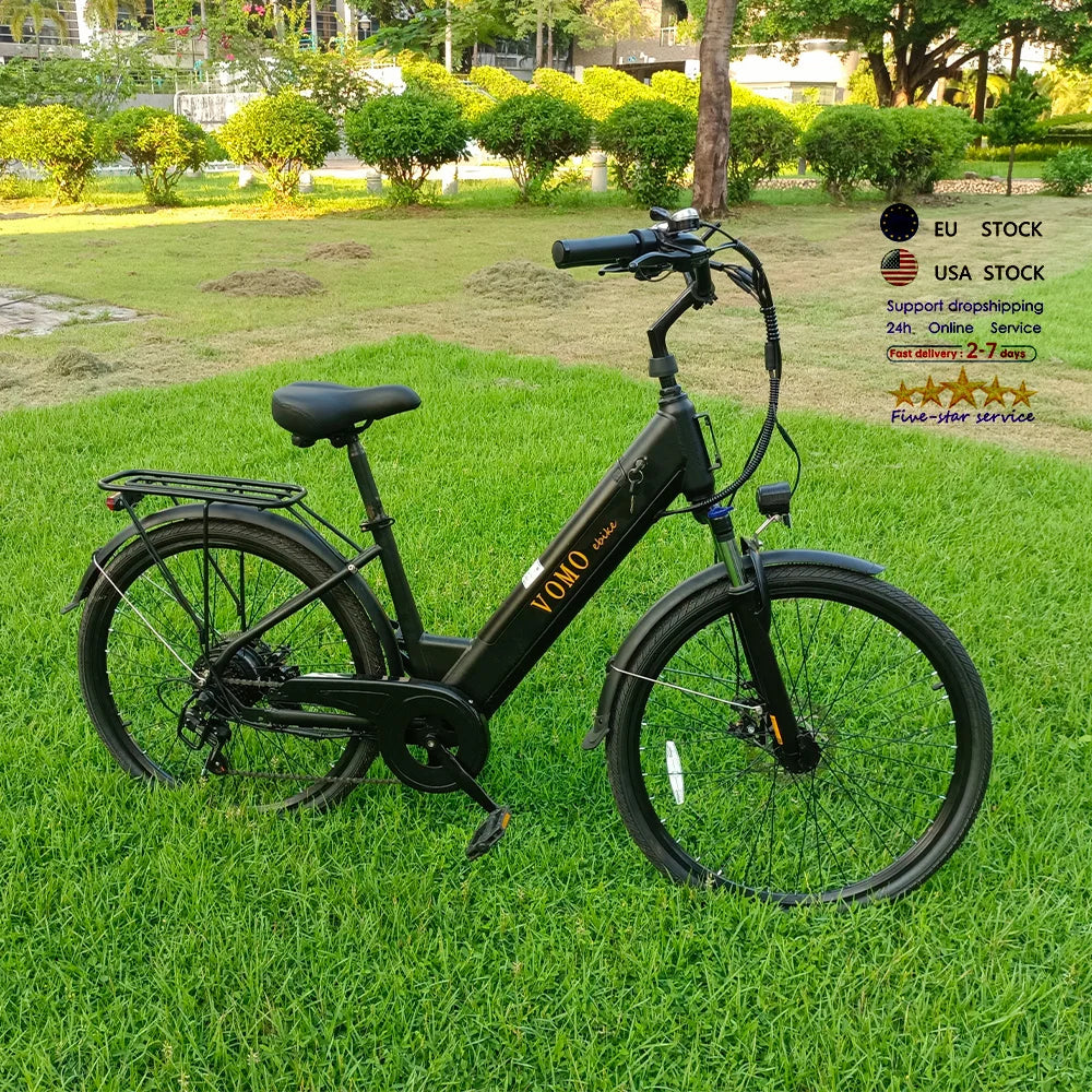 Factory Direct Price CS20 VOMO Skinny Spining Bike EU Warehouse  Step Through Skinny Tire Ebike 250w Motor Lady CS20 Ebike