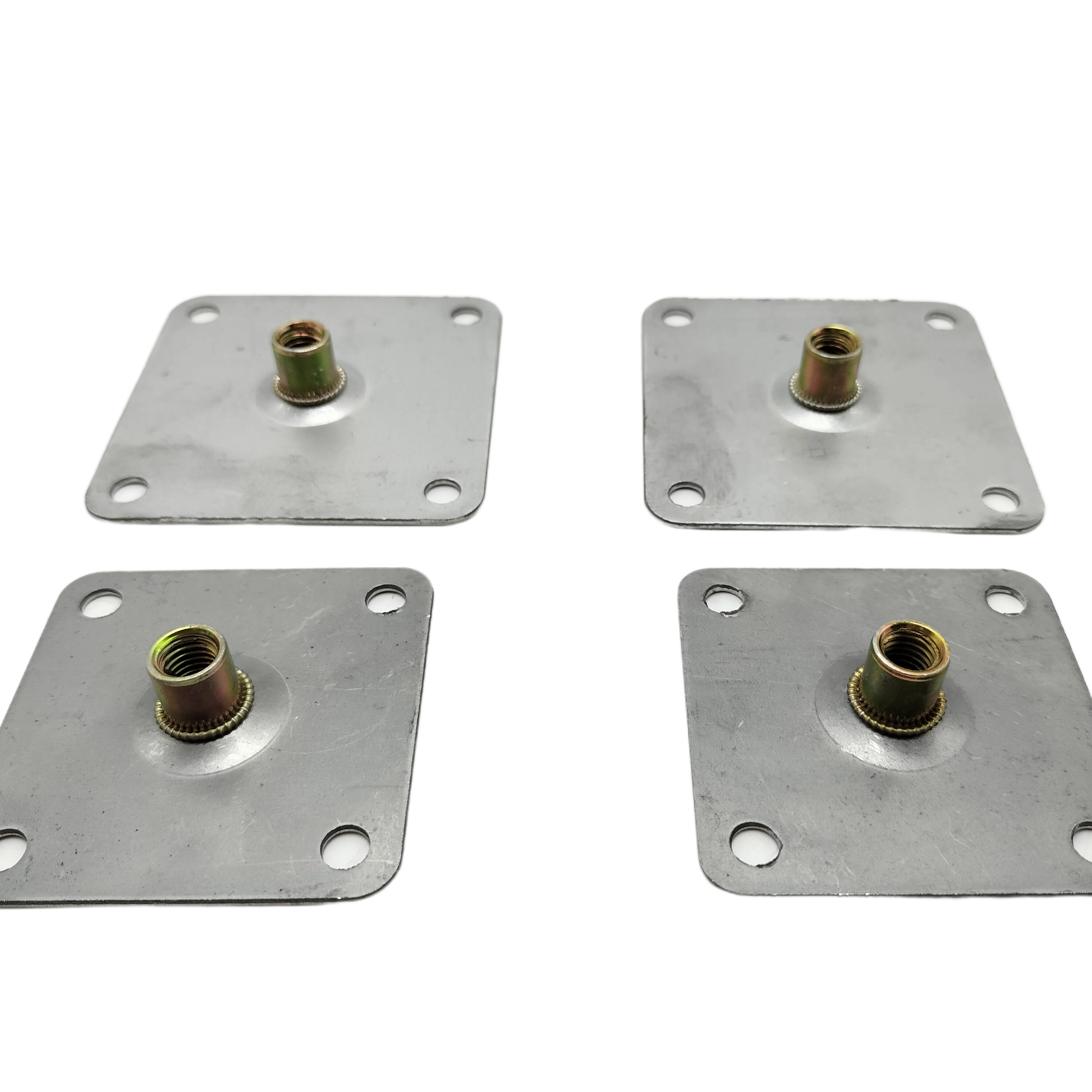 Modern Metal Sofa Connector Table Leg Quality Factory Product for Bedroom Living Room Kitchen Workshop Base Plate Screw Nut