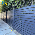 Easy Assembled Decorative Aluminum Privacy Fence Outdoor Garden Fence Slat Fence Panel