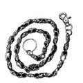Stainless Steel Waterproof Carabiner Waist Band Keychain Metal Skeleton Bike Shape Retro Hip Hop Gothic Punk Motorcycle Chain