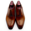 Popular Design Men Genuine Leather Shoes Chaussures-Homme Shoes Luxury Men Goodyear Welt Formal Party Work Custom Shoes for Man