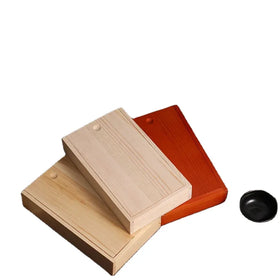 Ranctangle Sliding Lid Pine Wood Unfinished Wooden Box Varnished Gift Packaging Wood Box