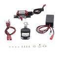 Automatic Crawler Winch and Wireless Remote Control Set for 1/10 Traxxas HSI TAMIYA CC01 Axial SCX10 RC4WD D90 RC Crawler Car