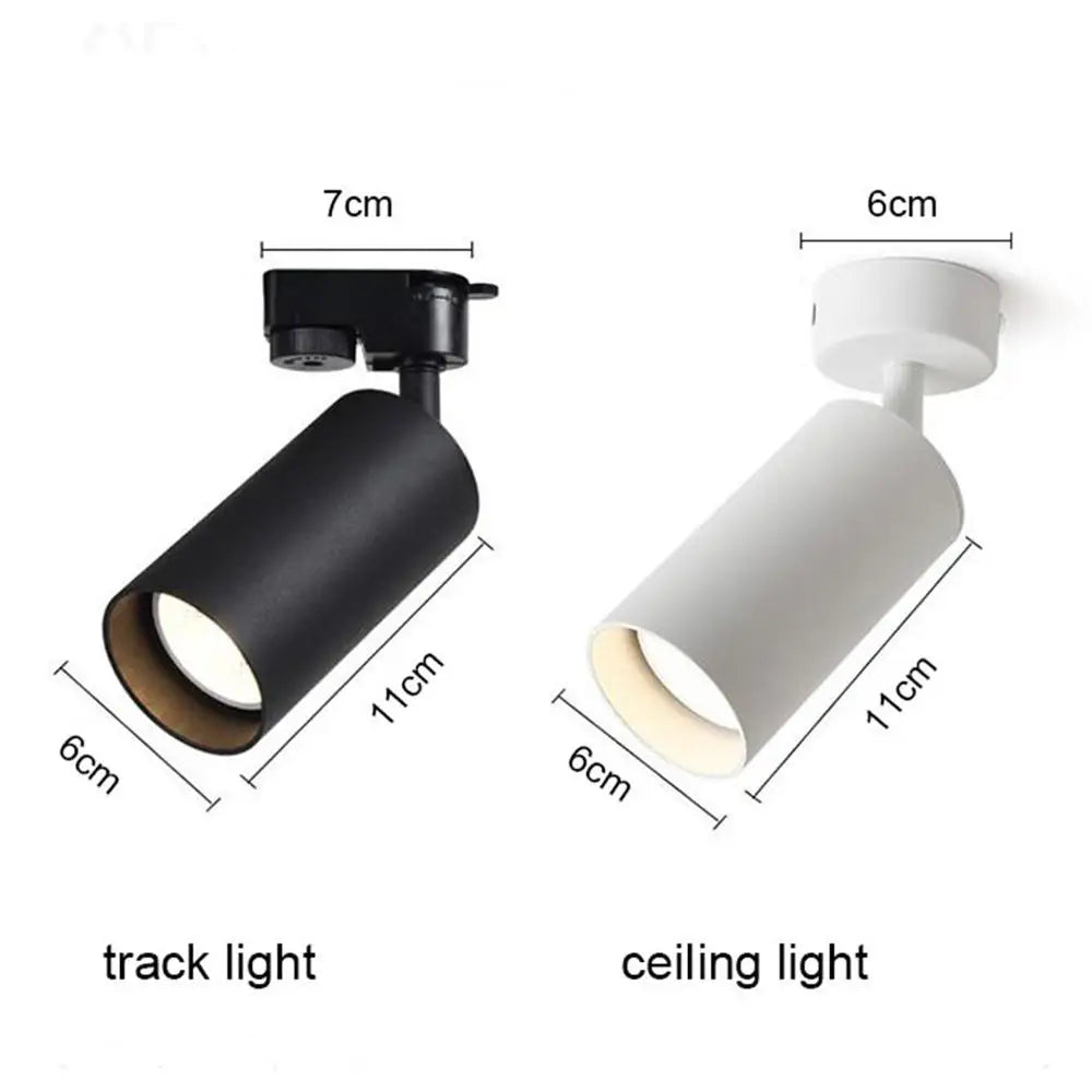 Led Track Lichten GU10 5W Track Lampen Voor Winkel Rail Aluminium Spots Voor Kleding Winkel Surface Mount Track Verlichting