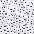 Wholesale 4*7mm White round Heart Pattern Acrylic Beads Plastic Letter Beads for Jewelry Making DIY