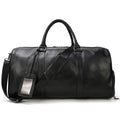 RTS Large Capacity Vintage Genuine Leather Duffel Handbag Multifunctional Strong Waterproof Durable Luxury Zipper Travel