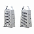 Professional Kitchen Manual Stainless Steel Multi-Function Cheese Vegetable Ginger Grater with 4 Sides