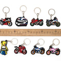 New Arrival Rubber Keychain Transport Space Car Motorcycle Keychain Boy Gift Keycap Promotional Keychains & Carabiners