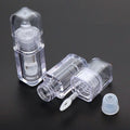 Transparent Big Wand Lipstick Tube 4ml Square Luxury Custom Clear Lipsticks Tubes for Cosmetics Cream Packaging Containers
