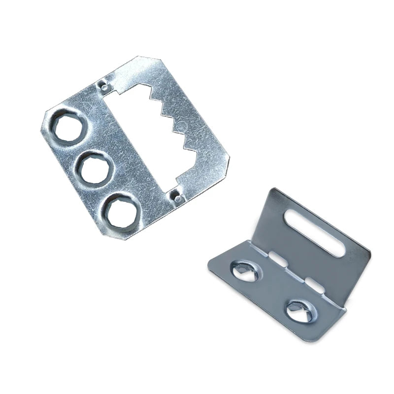 No-nail 27x29mm 31x28mm Sawtooth Iron Plain Silver Galvanized Photo Album Picture Frame Hanger Wall Conceal Hook Box