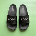Wholesale Canada Popular Fashion Plain Comfortable Indoor Outdoor Anti-slippery PVC Slides slippers With Logo for Women
