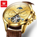 OLEVS 6663 New Waterproof Oem Custom logo Sports Fashion  Release Fashion Luxury Men Automatic Mechanical Watch for Man