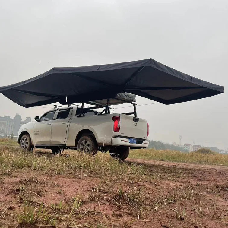 WILD CLOUD Wholesale 360 Degree Car Side Awning Custom Waterproof Roof Top Tent Soft Shell Car Roof Top Canopy for Camping