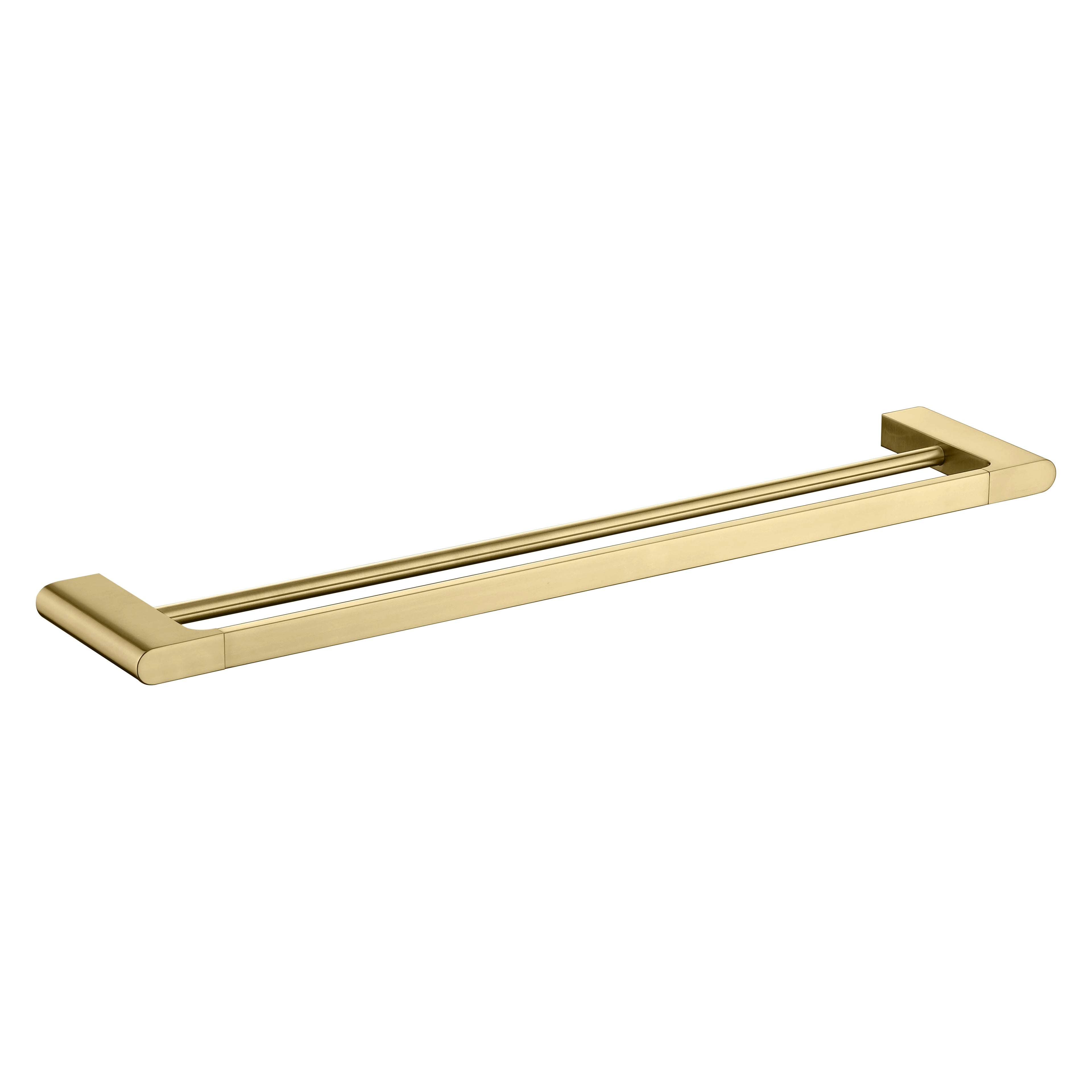 Double Pole Towel bar Multifinish Straight Shape Stainless Steel 304 Wall Mounted Bathroom Accessories Shower Hook Rack