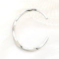 Manufacturer Direct Foreign Trade C Open Bracelet Twisted Stainless Steel Bracelet Women