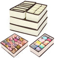 HelloWorld Home Organizing Tools Cloth Storage Box Without Cover Folding Closet Storage Box Mesh Underwear Storage Box