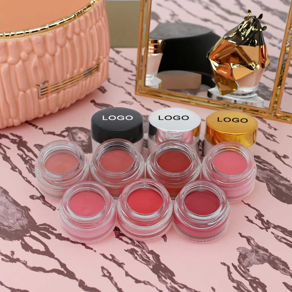 Hottest New Blusher Cream 7 Colors Vegan Single Blush OEM High Pigment Private Label Cosmetics Cream Blush