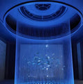Decorative Indoor/Outdoor Stainless Steel 304 Multicolored LED Light Modern Design Waterscalp Water Feature Fountain for Villas