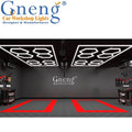 ZT1018 Hexagonal Led Car Care Detailing Lights Garage Led Lamp Gym Light Office Lighting