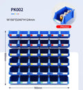Industrial Square Injection-Molded Sustainable PP Material 10-20L Capacity Warehouse Storage Bins-Stackable & Hangable Wholesale