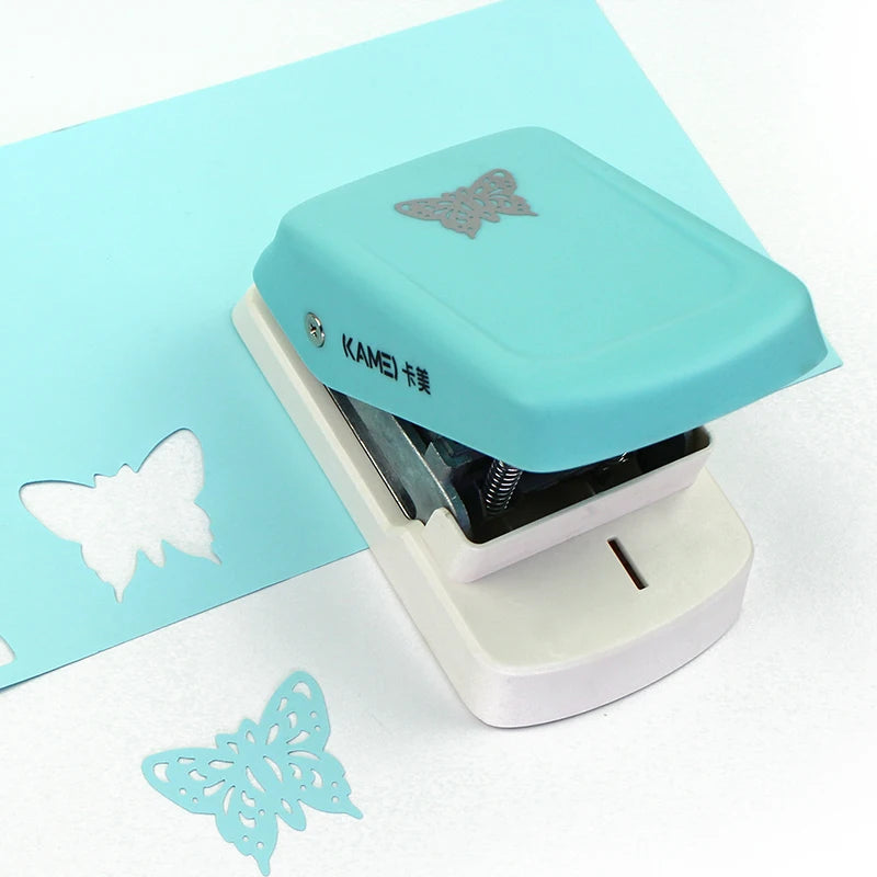 Factory Direct Sale Multi-detailed Hole Punch with Zinc Alloy+ABS Material and More Holes for Art Craft Projects