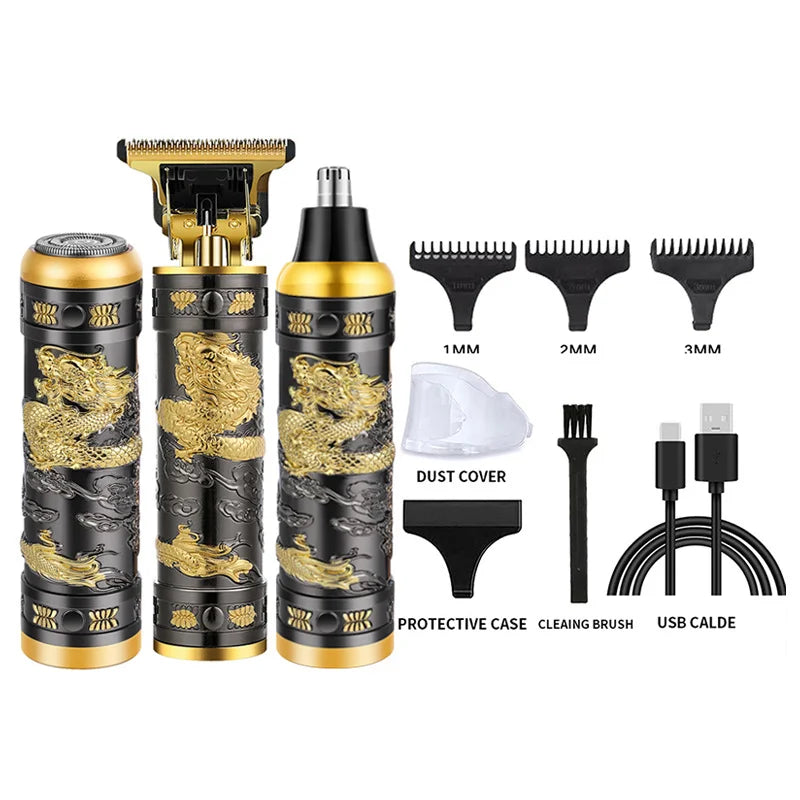Maquina Inalambrica De Afeitar Man Hair Clipper Hairdresser Vintage T9 Hair Trimmer Profesional Shaver Trimmer Electric 2 Hours