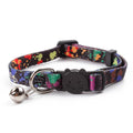 2025 Luxury Customized Pet Supplies Various Designs Polyester Safety Breakaway Cat Collar New Cheap Personalized Nylon Print