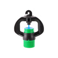 Rotate Sprinkler Garden Watering Nozzle 1/2" Male Thread Rotate 360 Sprinkler for Agriculture Lawn Irrigation