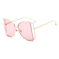 DOISYER 2026 Luxury Designer Gold Frame Sunglasses Trendy Oversized Shades for Women Fashionable Big Frame