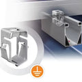 Snap Clip Anti-Theft Solar Panel Fastener Snap Easy Mounting Clamp for Solar Panel Mounting Installation