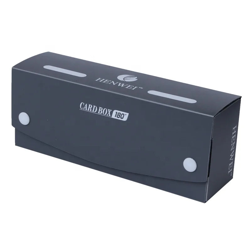 Folding Plastic Acid Free Foldable Deck Long Box Storage Case with Customizable Design and Logo
