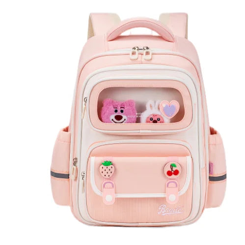 2025 New Fashion Large Capacity Breathable Cartoon Backpack for Students in Grade 1-3-6 for School Use