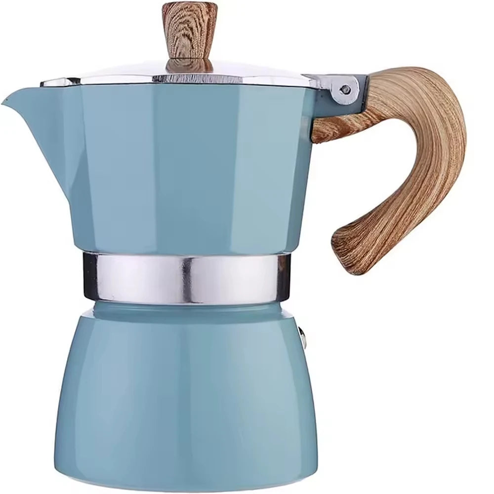 Mocha Coffee Pot Aluminum Espresso Latte Filter Stove Nordic Home Italian Coffee Maker Full-bodied Taste