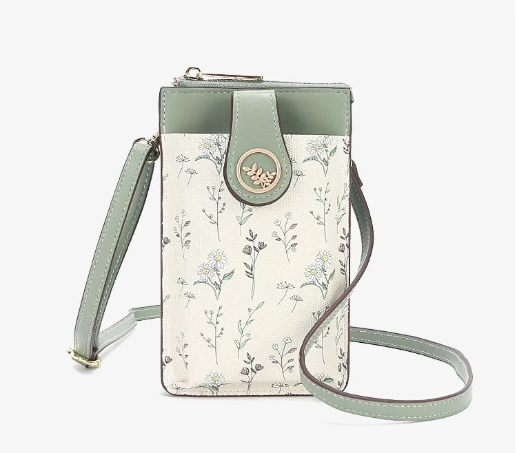 Hot Sale Women Crossbody Cell Phone Bag Small Shoulder Purse Leather Travel Card Wallet Case Handbag Mobile Phone Bags