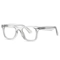 Logo Custom 2025 Fashion Retro Leopard Printed Square Computer Glasses TR90 Anti Blue Light Eyeglasses Men Women