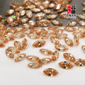 Baifu Jewelry Loose Cz Gemstones Brilliant Marquise champagne Zirconia