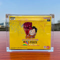 RAY YI UV Resistance English  clear Acrylic One Piece Card Game Display Case for OP-07 500 Years  Booster Box