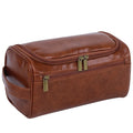 Wholesale Vintage Makeup Bag Toiletry Bag for Men Travel Business Cosmetic Cases with Hanging Storage Organizer Wash Bags
