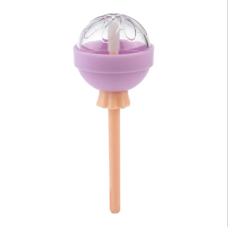6ml Mini Cute Lollipop Lip Gloss Tube Empty Plastic ABS Lip Gloss Tube Packaging with Wands Cosmetic Packaging