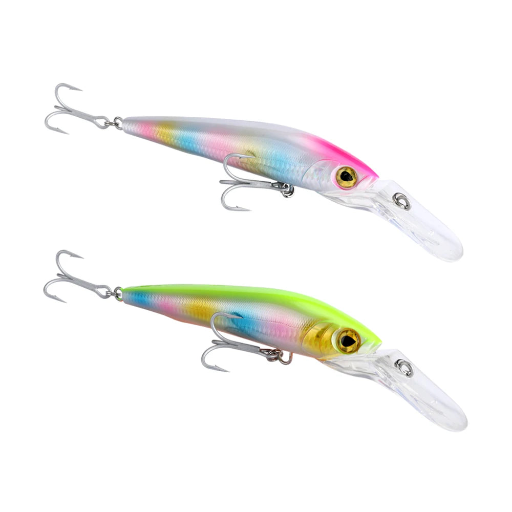 180mm 98g Deep Depth Trolling Minnow Hard Plastic Fishing Bait Lure Fishing Lures Saltwater Trolling