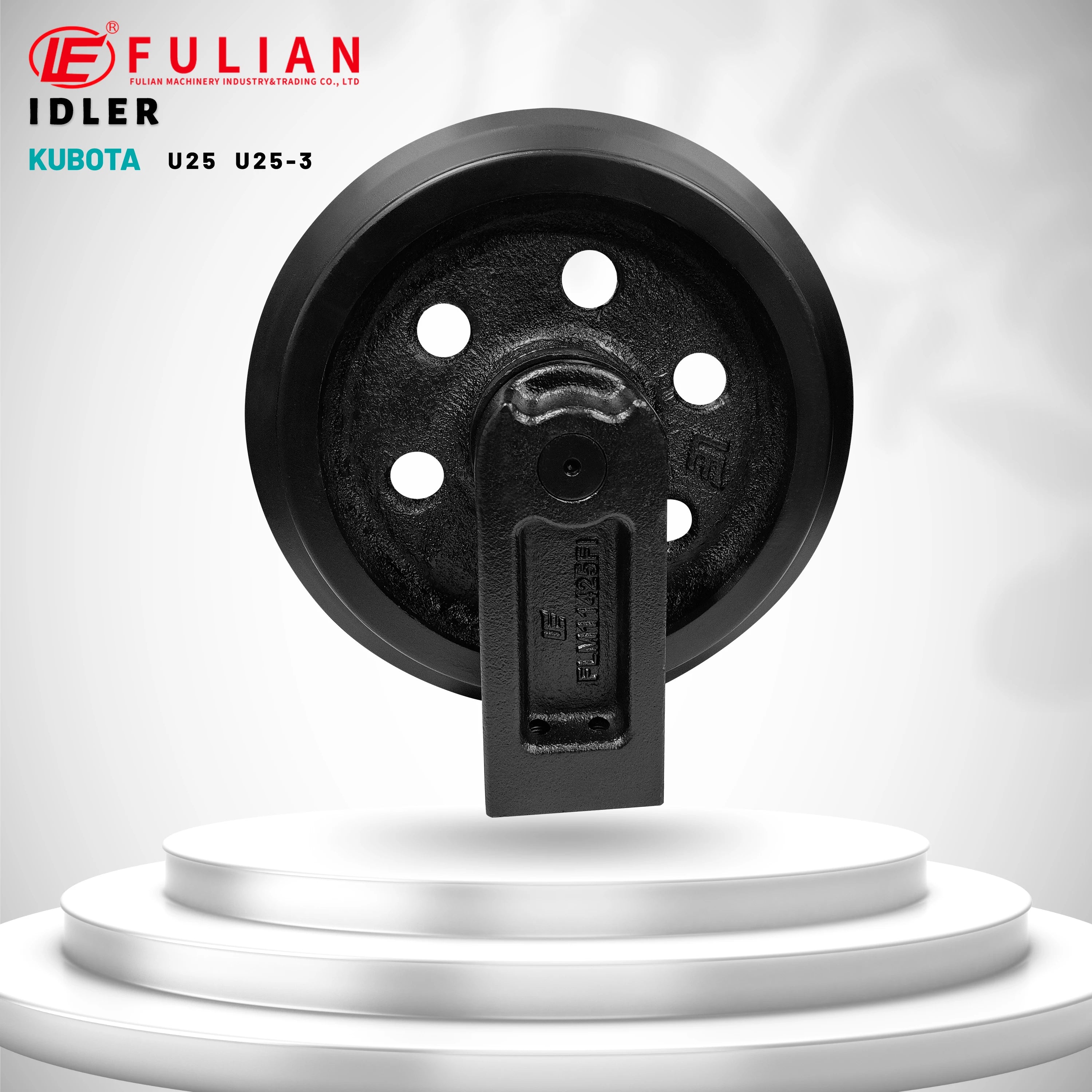 U25 U25-3 Replacement Parts Front Idler for Kubota Mini Excavator Undercarriage Parts