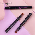 Beauty Planet Retractable Lip Applicator Makeup Brush Private Label Eyeliner Cosmetic Brush Mini Travel With Lid Lip Brush