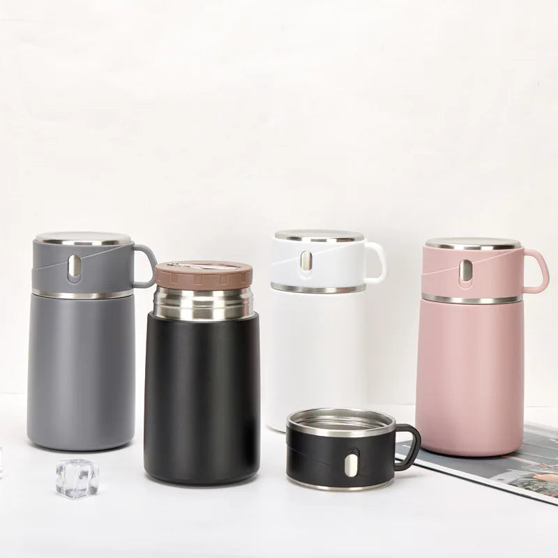 2023 New Design Sale 800ml Double Wall Stainless Steel Leak Proof Vacuum Insulated Food Jar Thermos Flask Container Bento Box MegaBDM